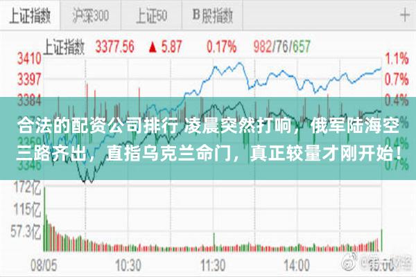 合法的配资公司排行 凌晨突然打响，俄军陆海空三路齐出，直指乌克兰命门，真正较量才刚开始！