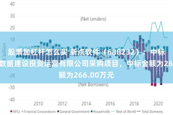 股票加杠杆怎么买 新点软件（688232）：中标芜湖市大数据建设投资运营有限公司采购项目，中标金额为266.00万元